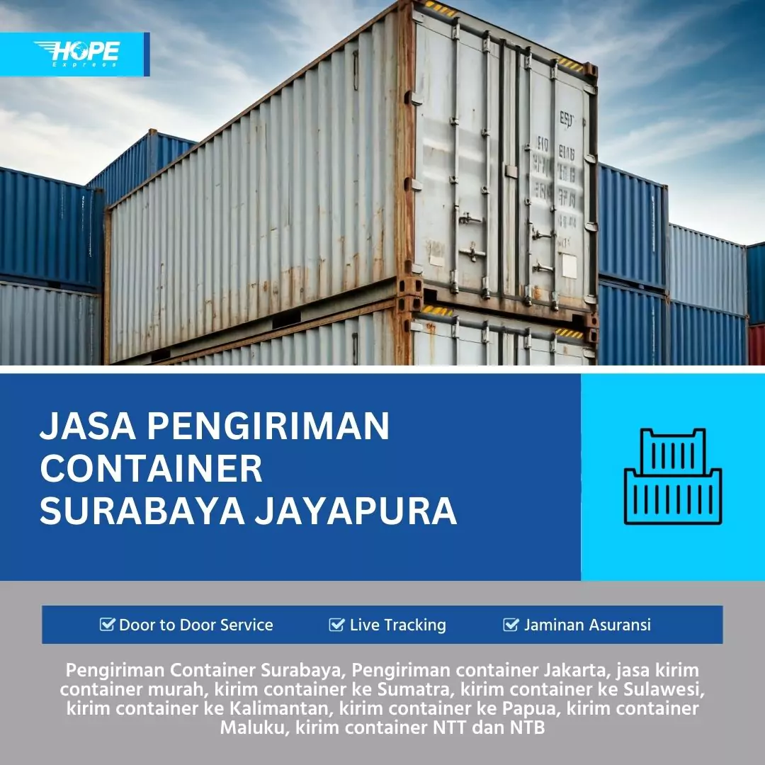 Jasa Pengiriman Container Surabaya Jayapura