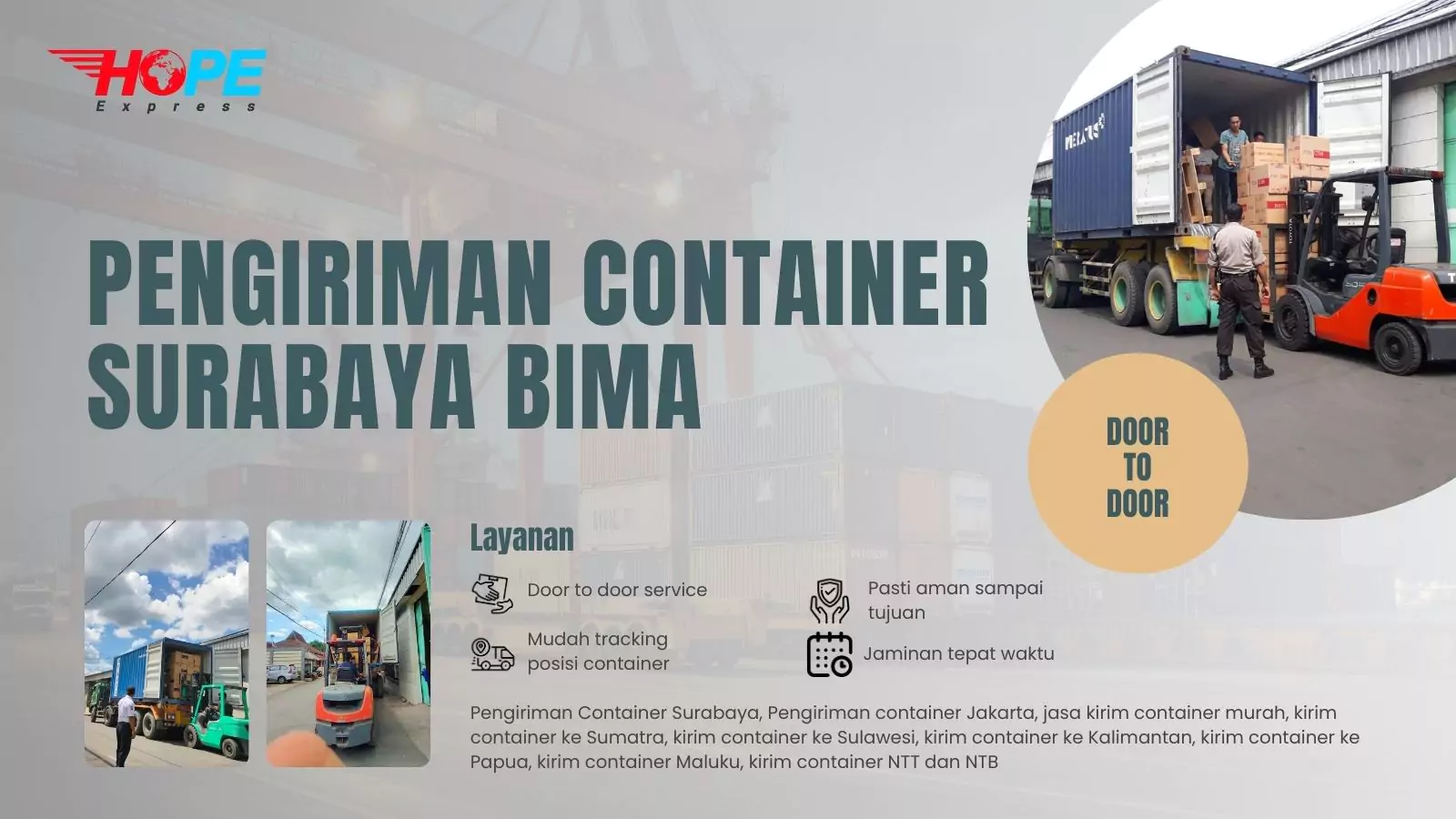Pengiriman Container Surabaya Bima