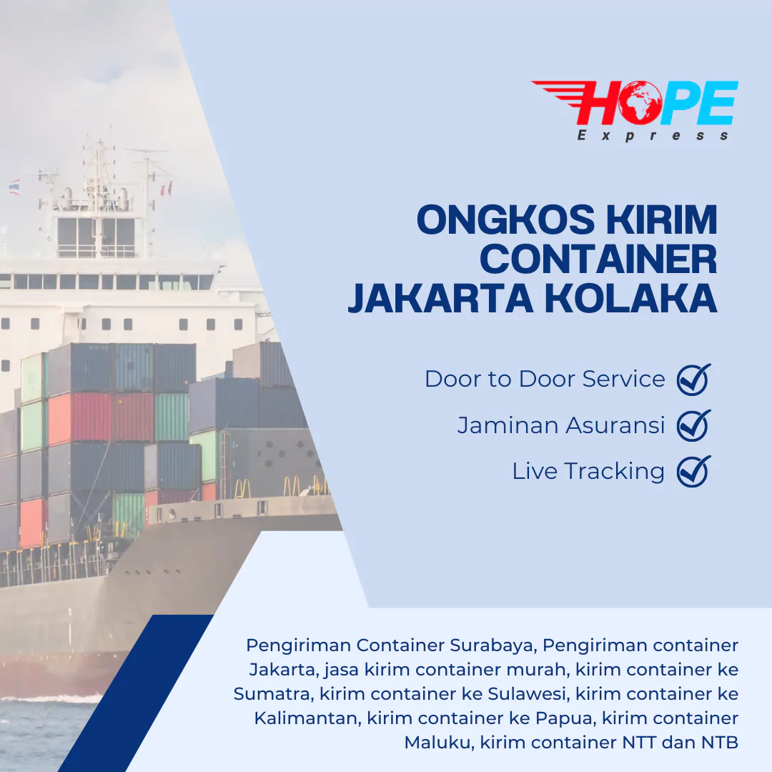 Ongkos Kirim Container Jakarta Kolaka