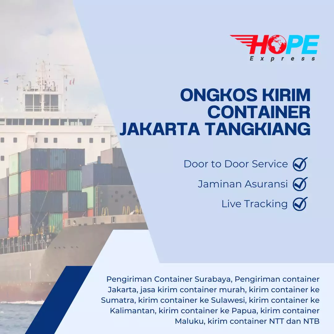 Ongkos Kirim Container Jakarta Tangkiang