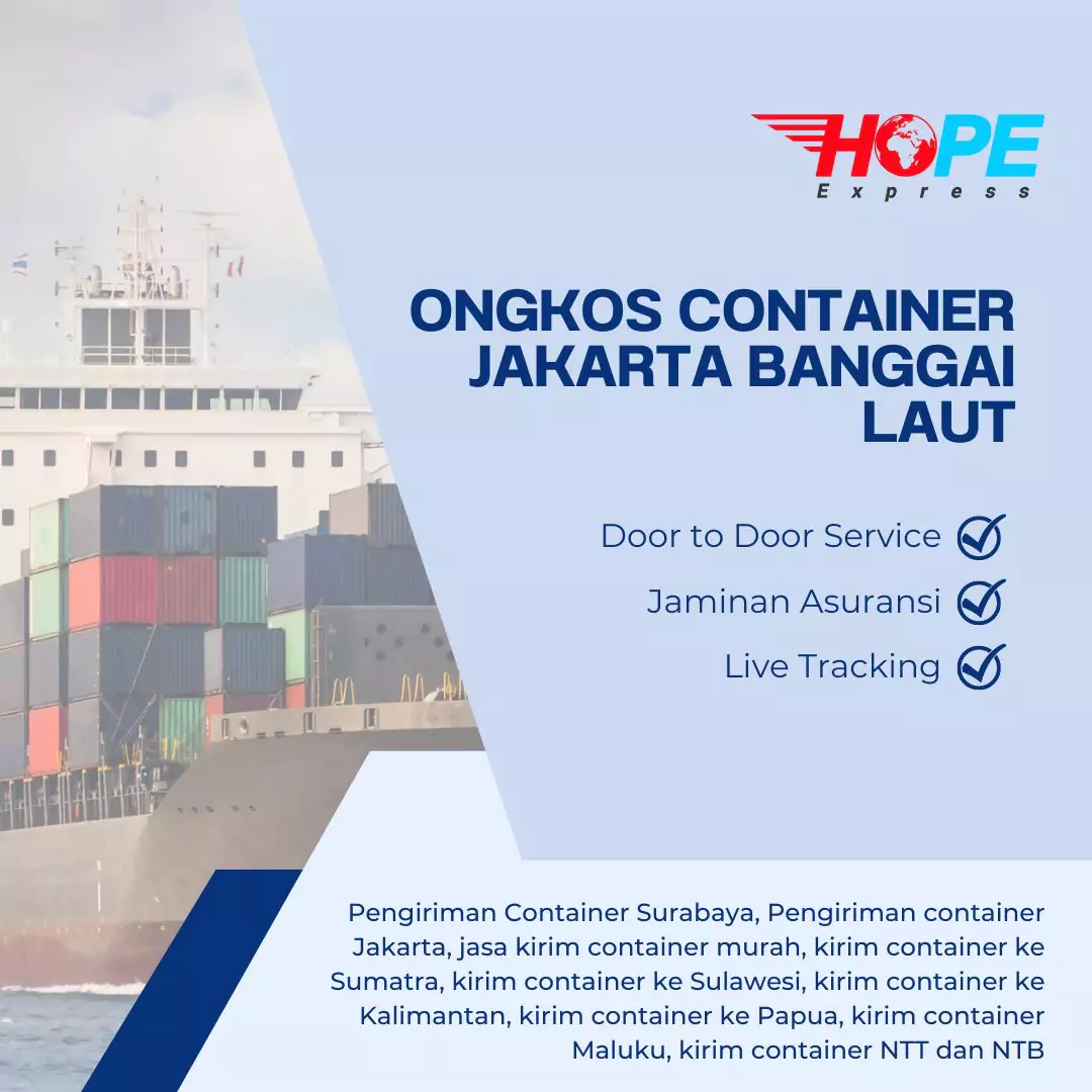 Ongkos Kirim Container Jakarta Banggai Laut