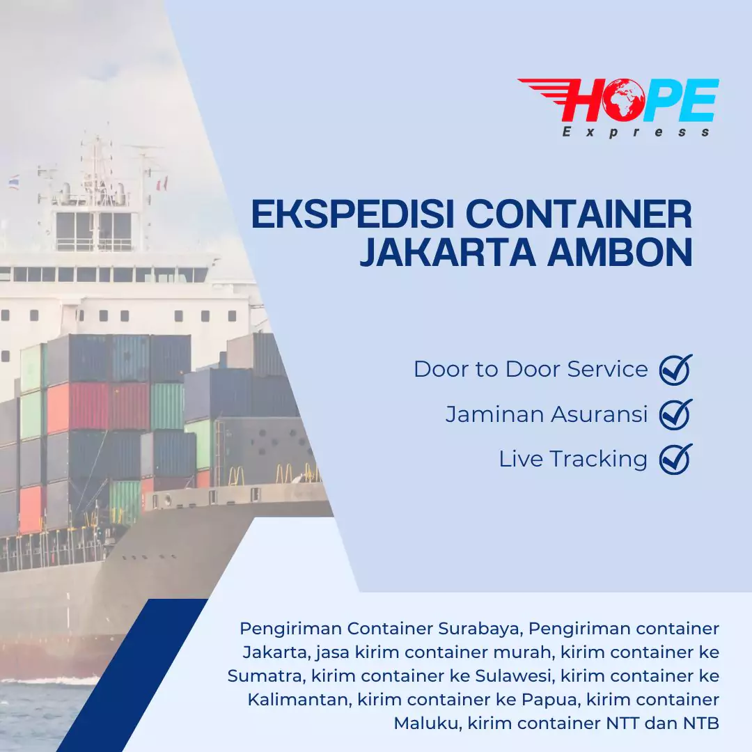 Ekspedisi Container Jakarta Ambon