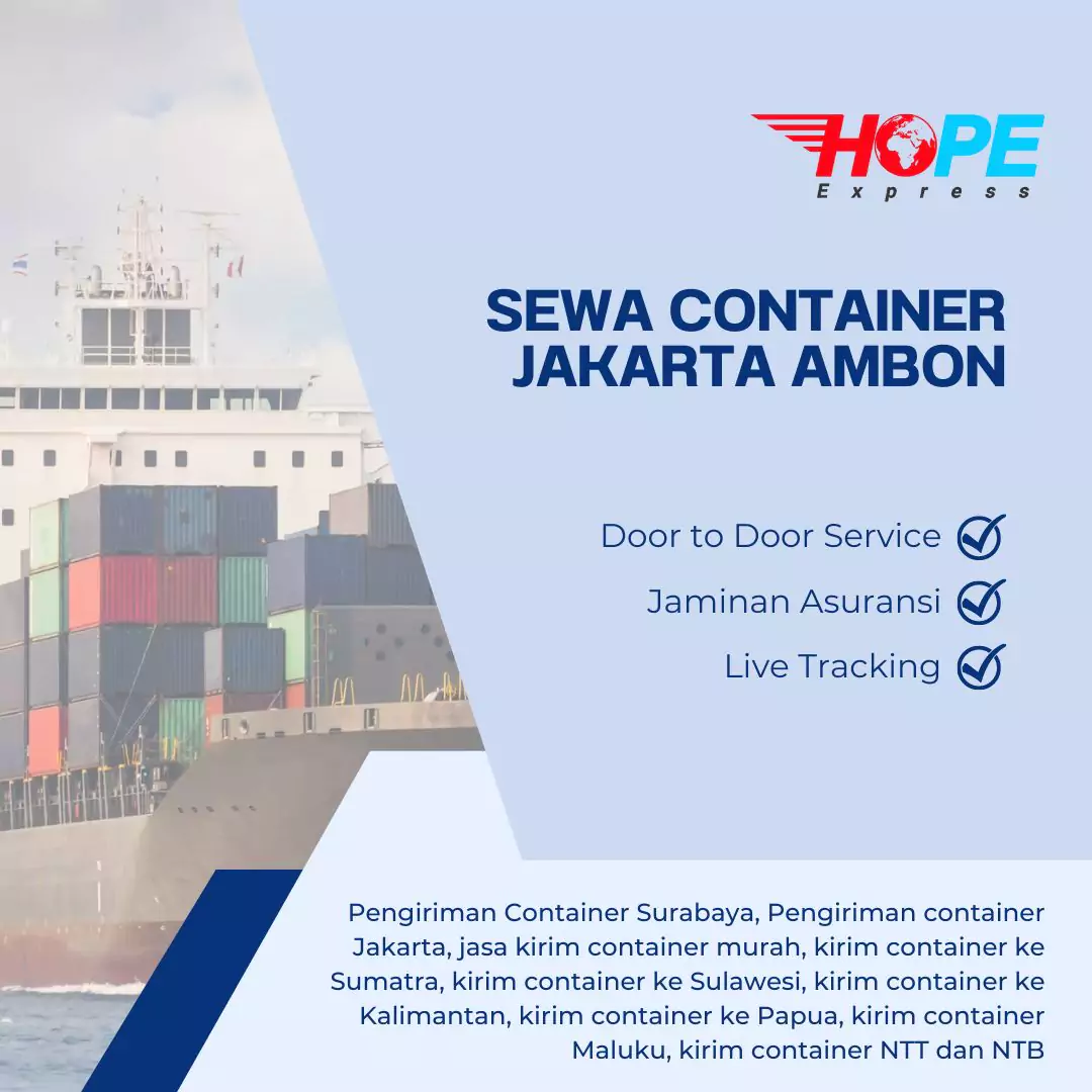 Sewa Container Jakarta Ambon