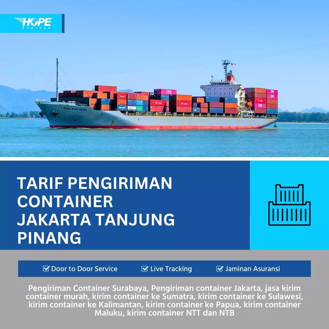 Tarif Pengiriman Container Jakarta Tanjung Pinang