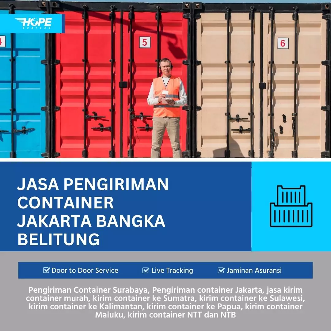 Jasa Pengiriman Container Jakarta Bangka Belitung