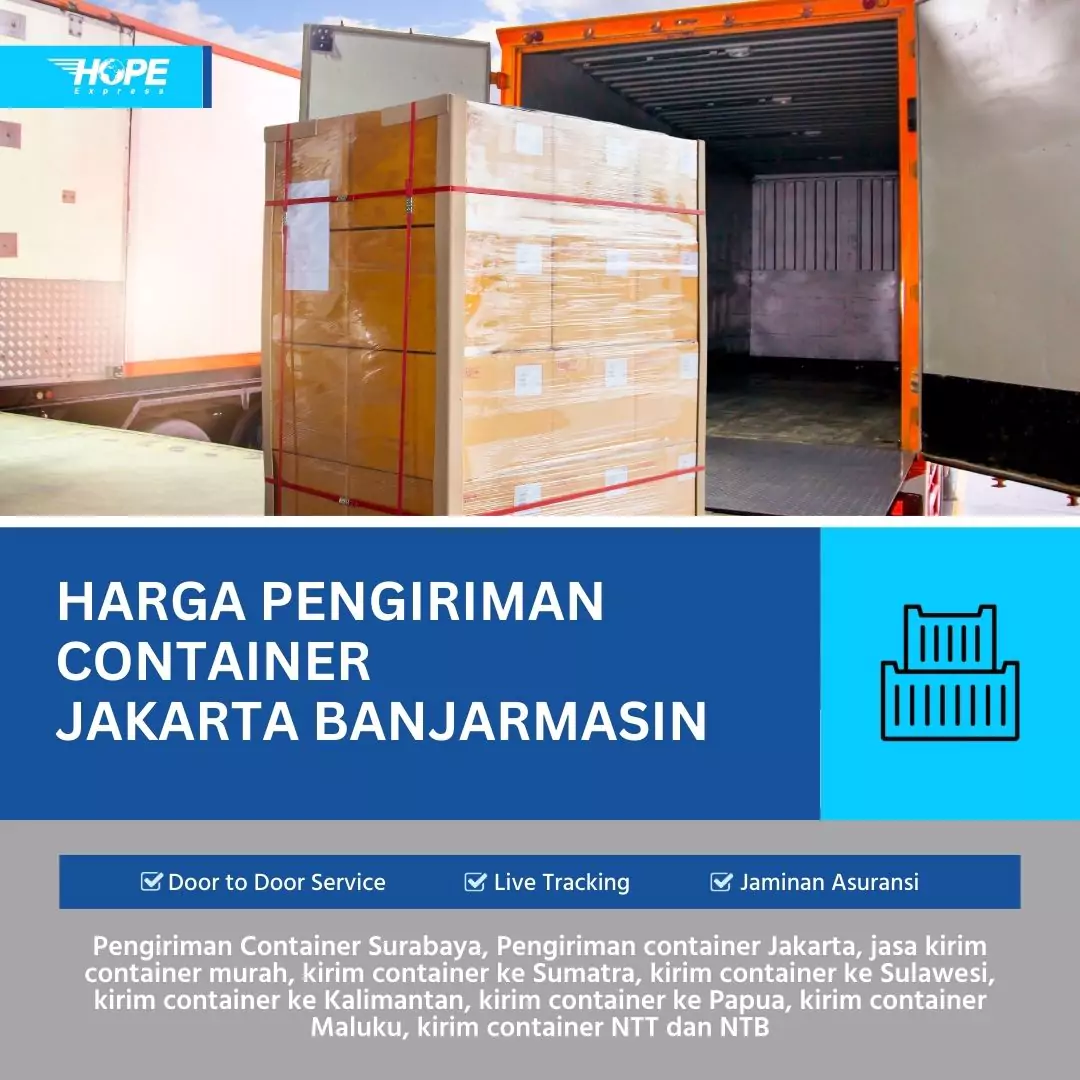 Harga Pengiriman Container Jakarta Banjarmasin