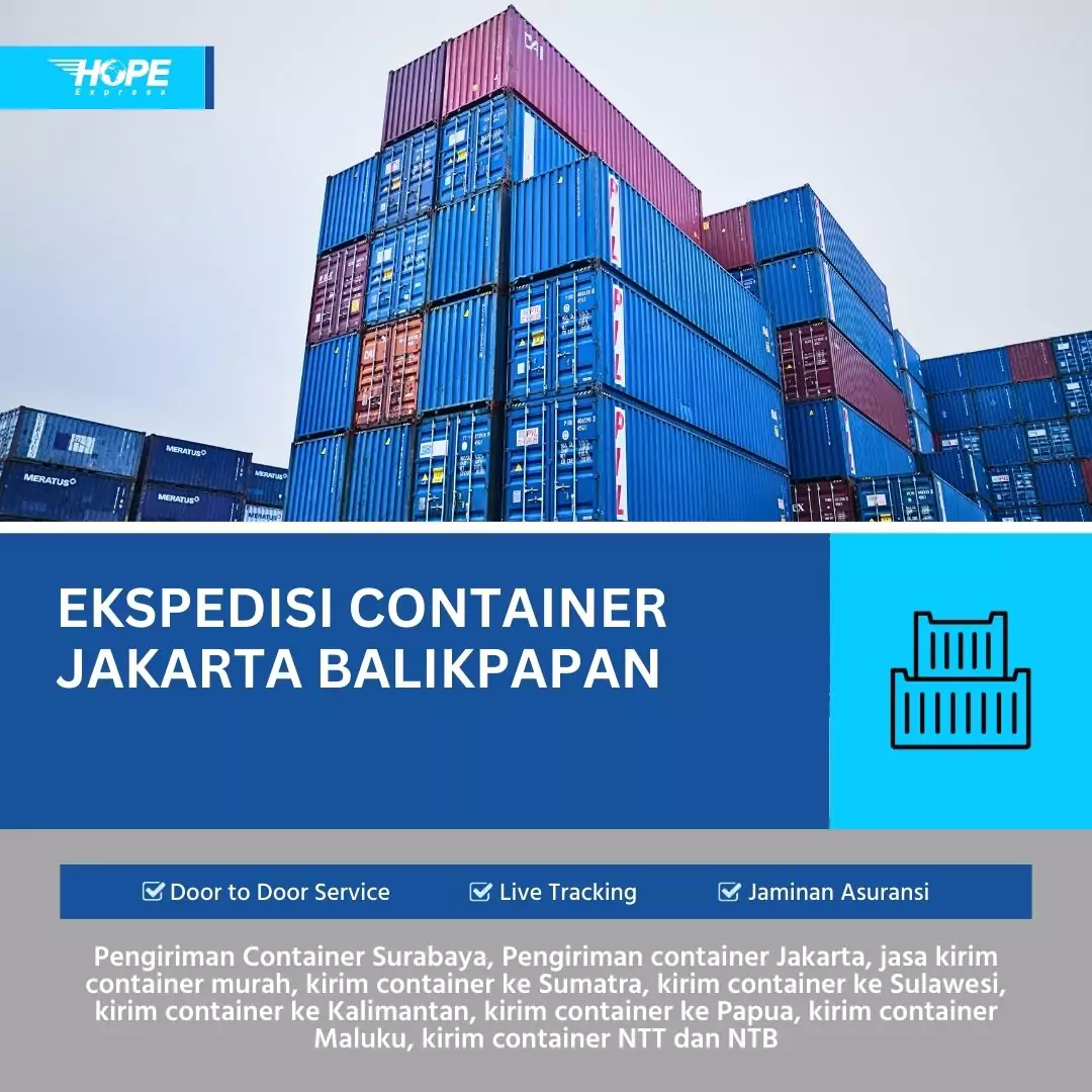 Ekspedisi Container Jakarta Balikpapan