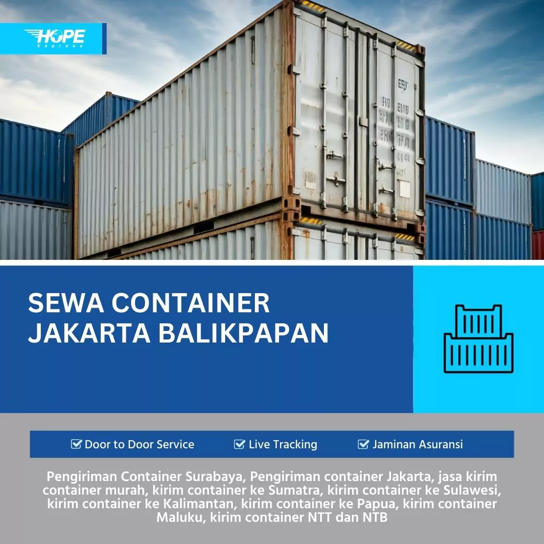 Sewa Container Jakarta Balikpapan