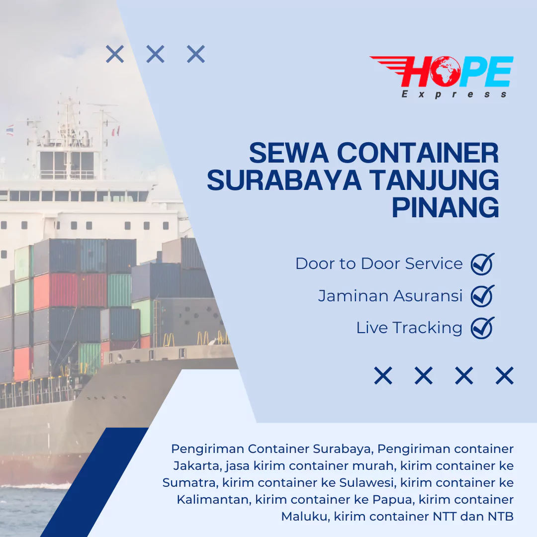 Sewa Container Surabaya Tanjung Pinang