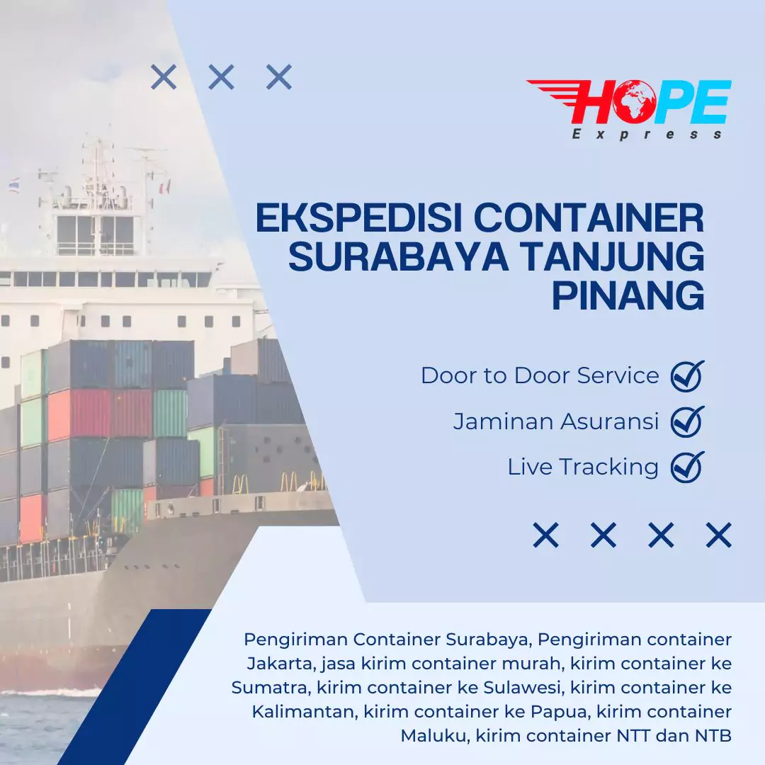 Ekspedisi Container Surabaya Tanjung Pinang