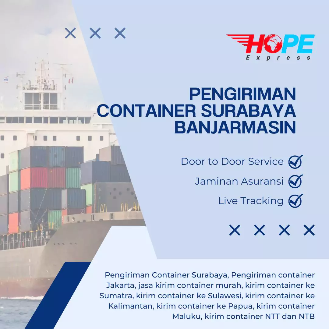 Pengiriman Container Surabaya Banjarmasin