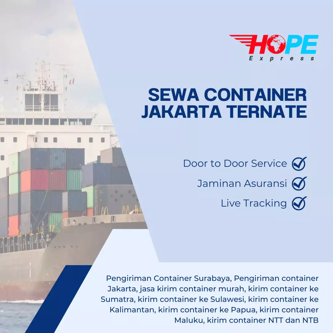 Sewa Container Jakarta Ternate