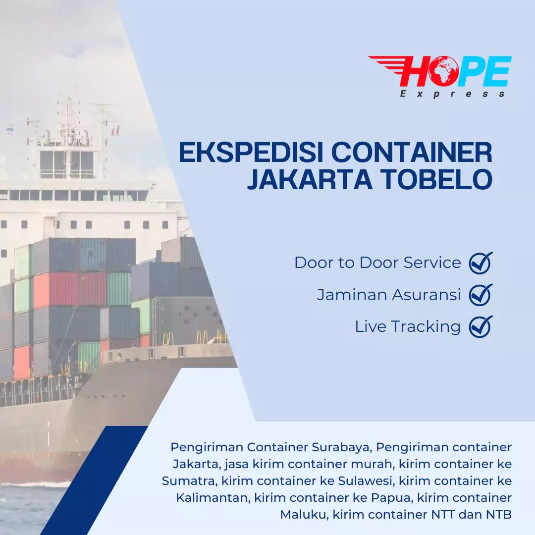 Ekspedisi Container Jakarta Tobelo