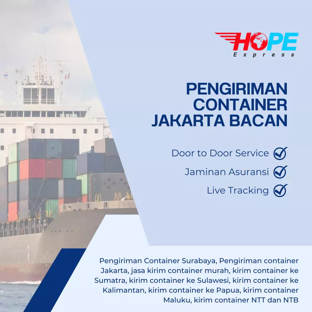 Pengiriman Container Jakarta Bacan