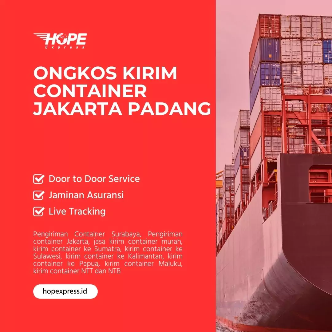 Ongkos Kirim Container Jakarta Padang