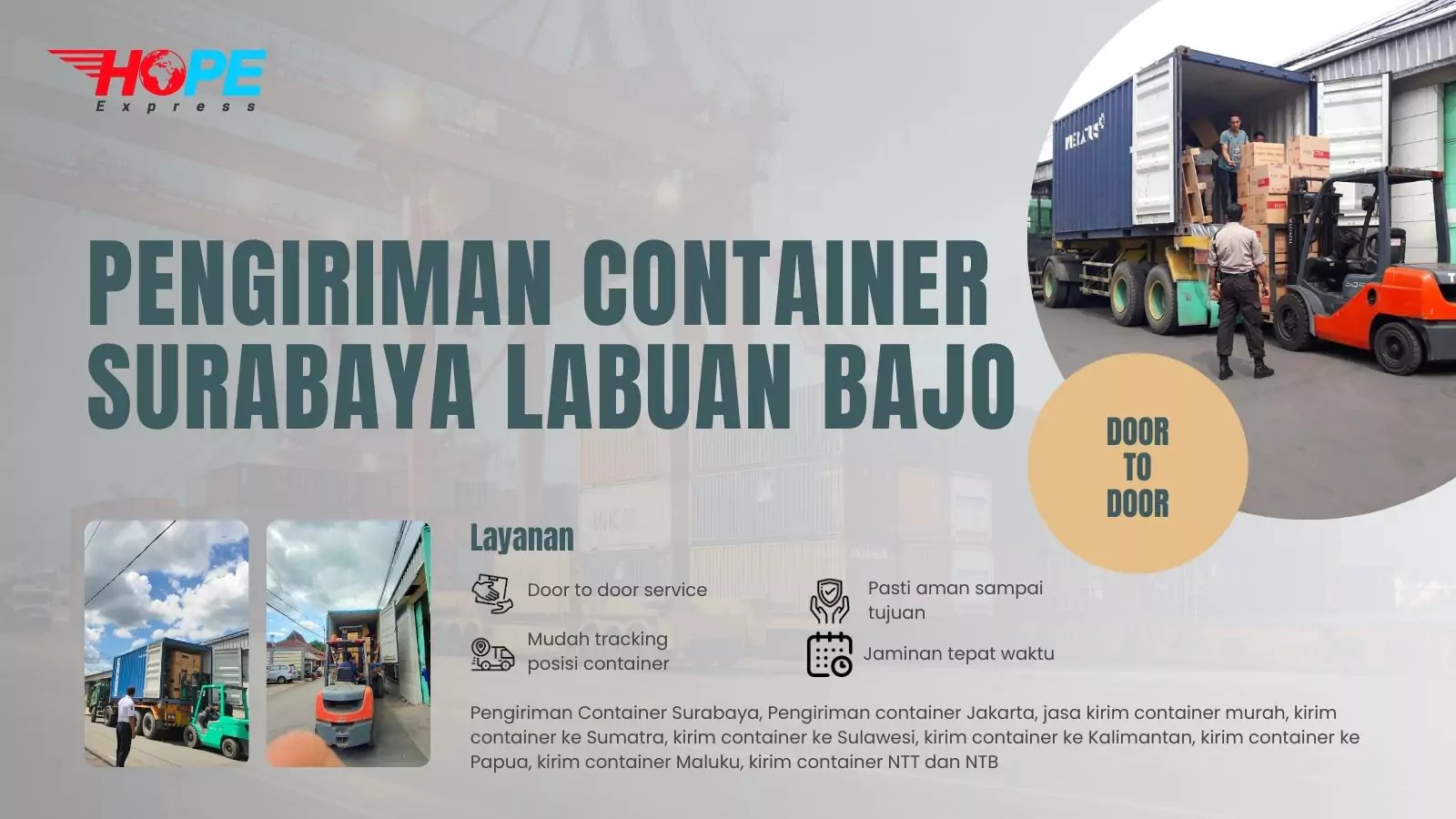 Pengiriman Container Surabaya Labuan Bajo