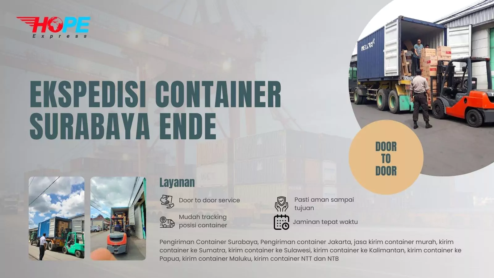 Ekspedisi Container Surabaya Ende