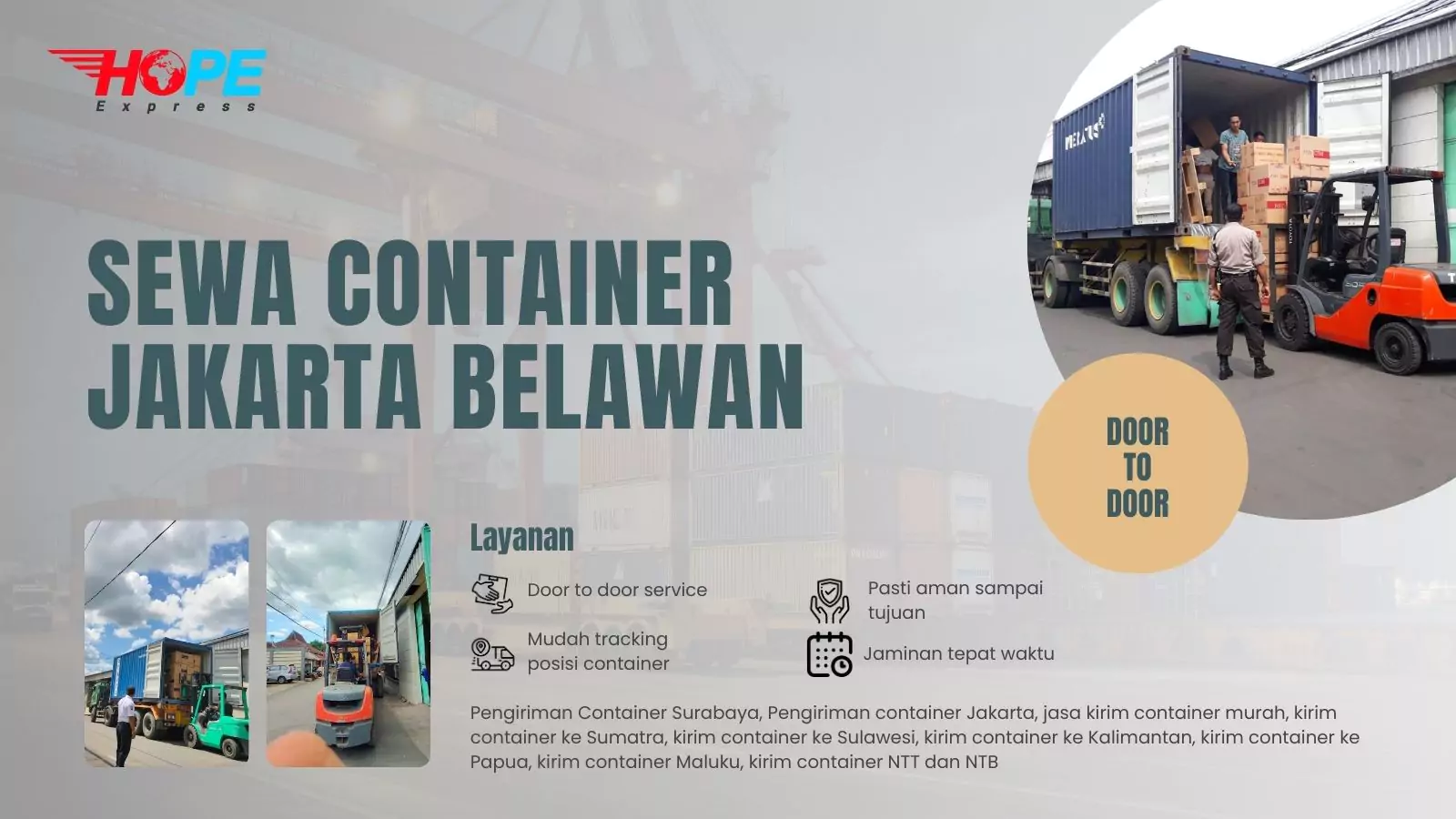 Sewa Container Jakarta Belawan