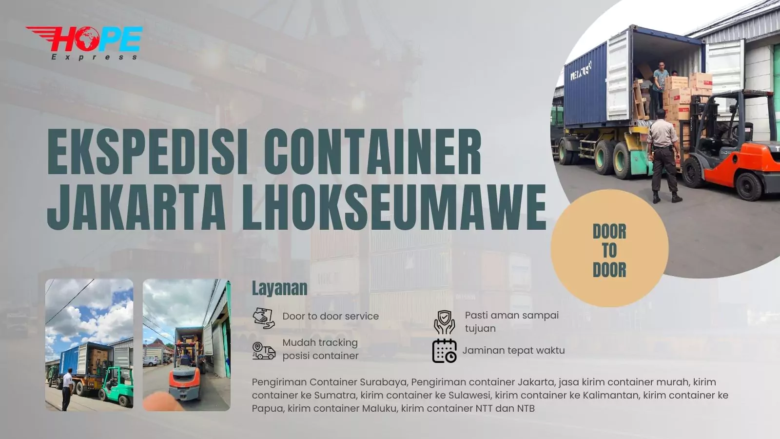 Ekspedisi Container Jakarta Lhokseumawe