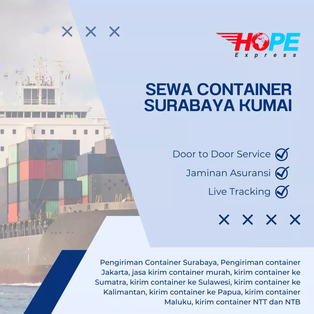 Sewa Container Surabaya Kumai