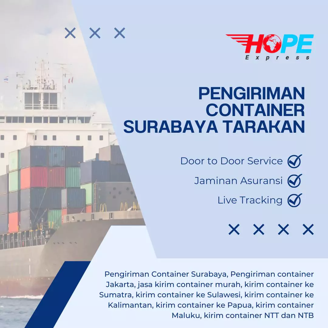 Pengiriman Container Surabaya Tarakan