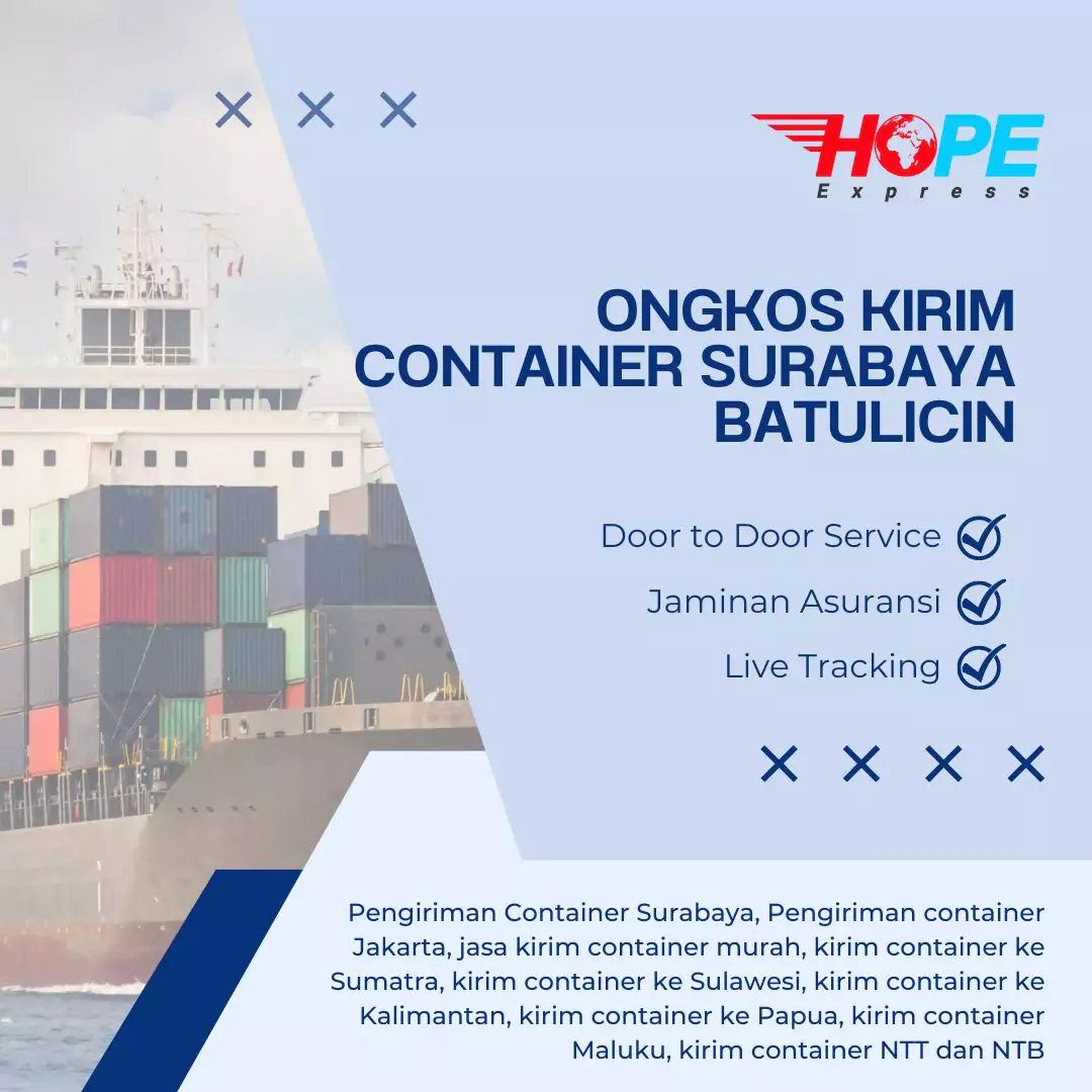 Ongkos Kirim Container Surabaya Batulicin