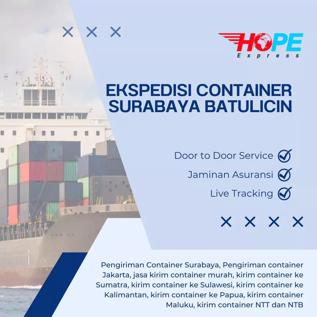 Ekspedisi Container Surabaya Batulicin