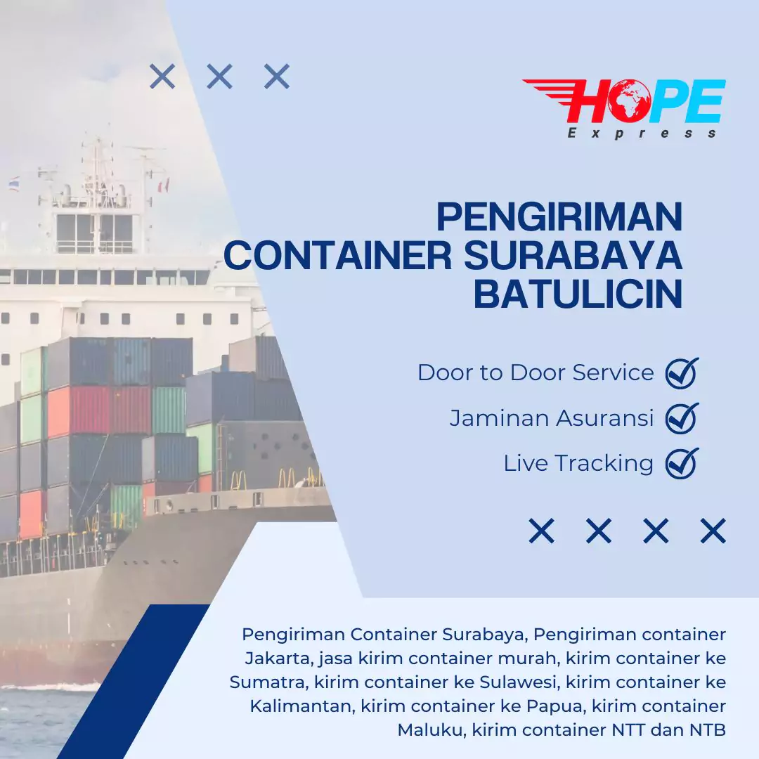 Pengiriman Container Surabaya Batulicin