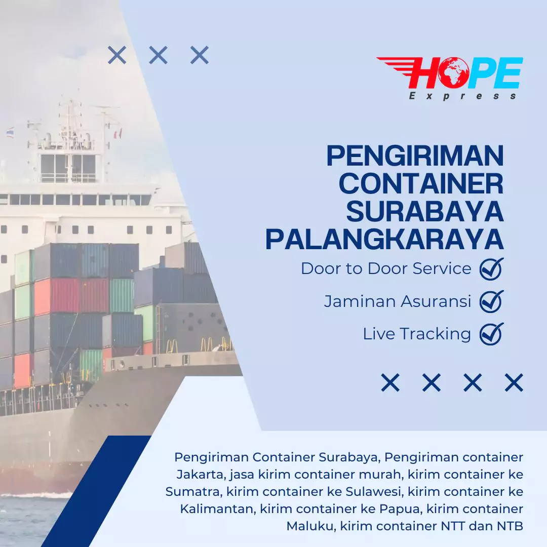 Pengiriman Container Surabaya Palangkaraya