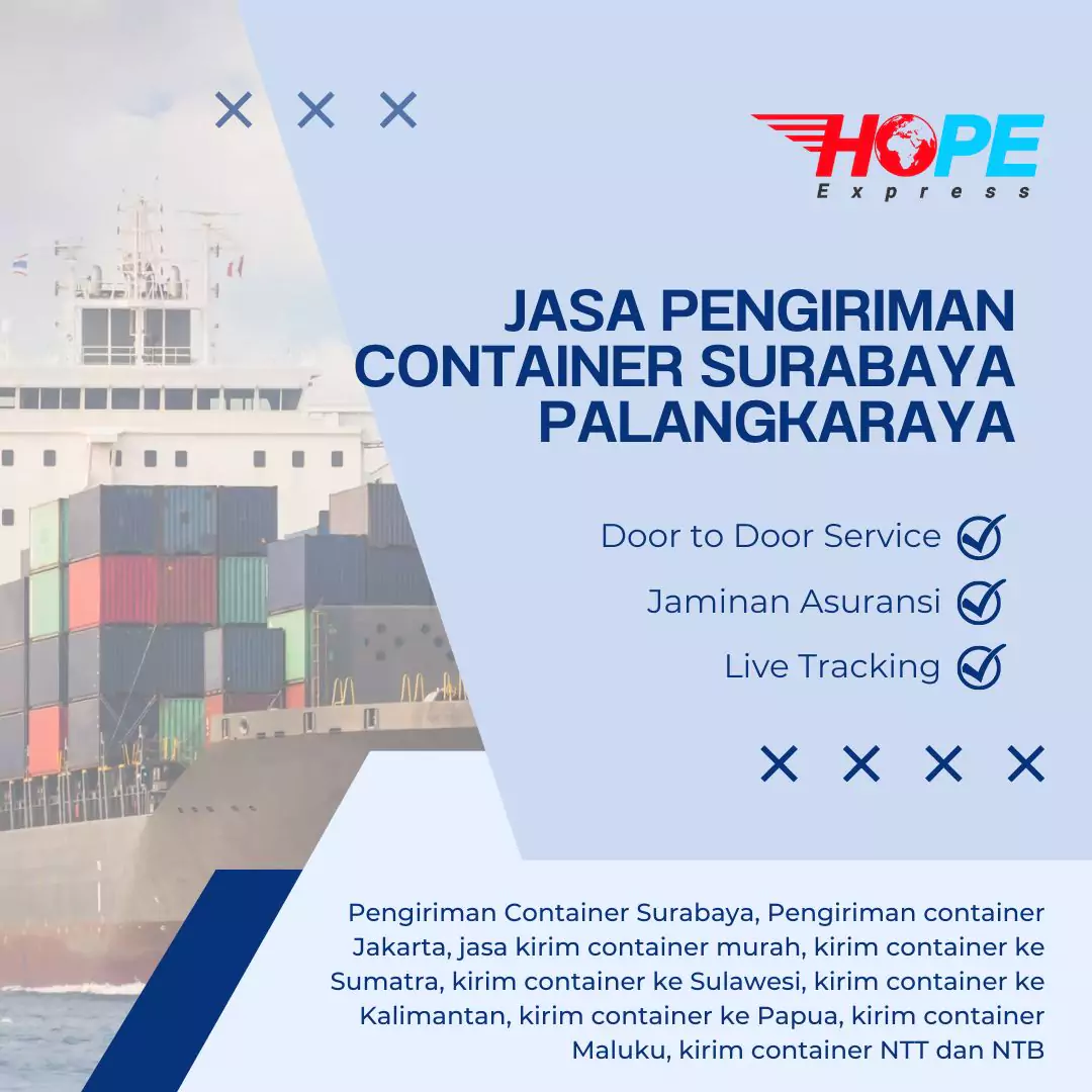 Jasa Pengiriman Container Surabaya Palangkaraya