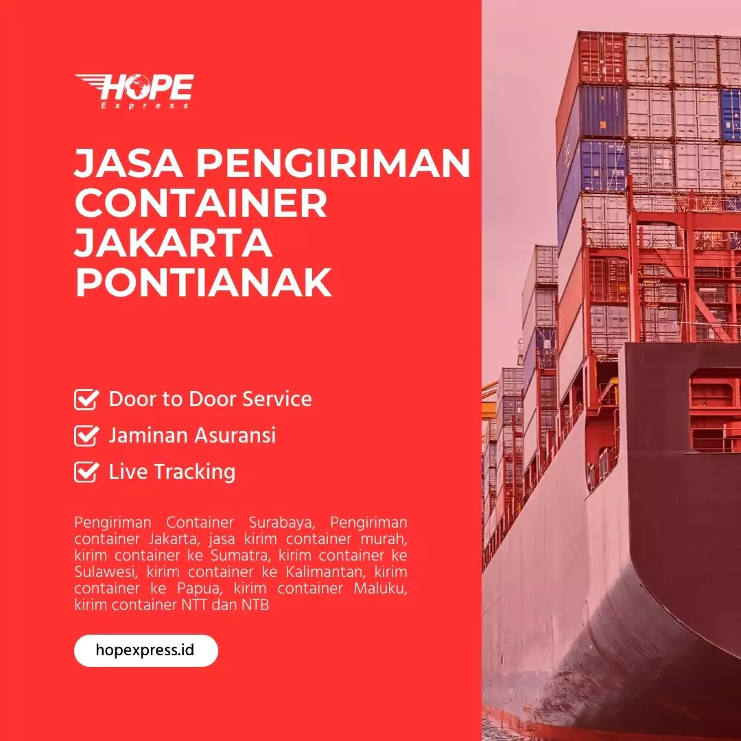 Jasa Pengiriman Container Jakarta Pontianak