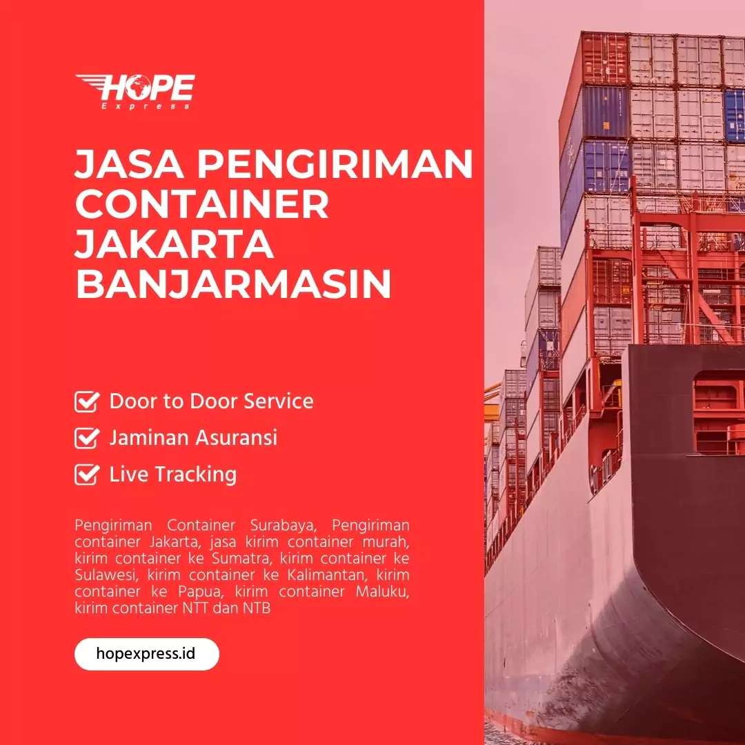 Jasa Pengiriman Container Jakarta Banjarmasin