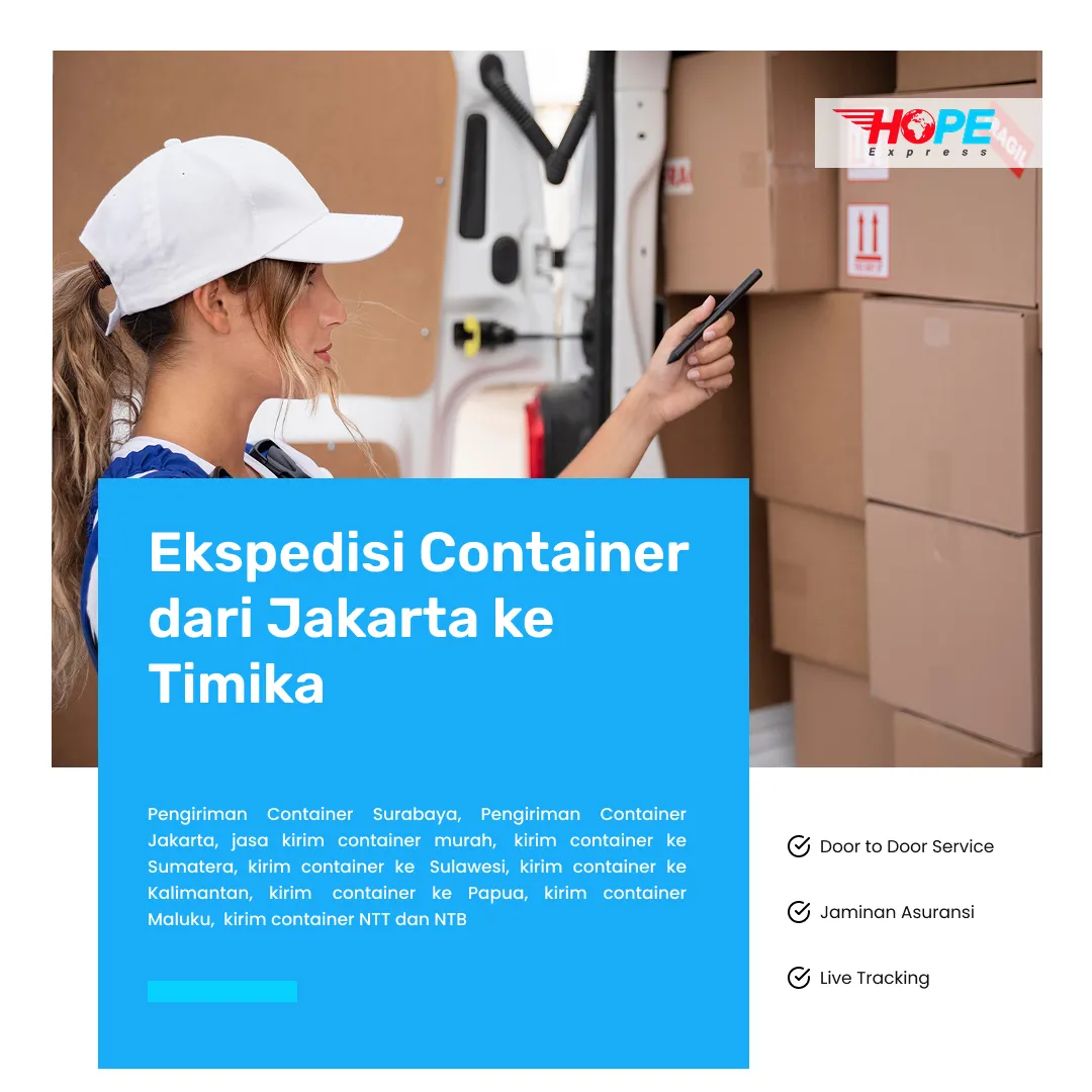 Ekspedisi Container dari Jakarta ke Timika