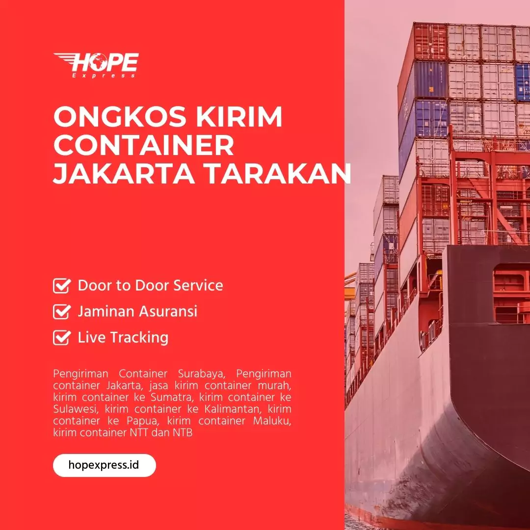 Ongkos Kirim Container Jakarta Tarakan