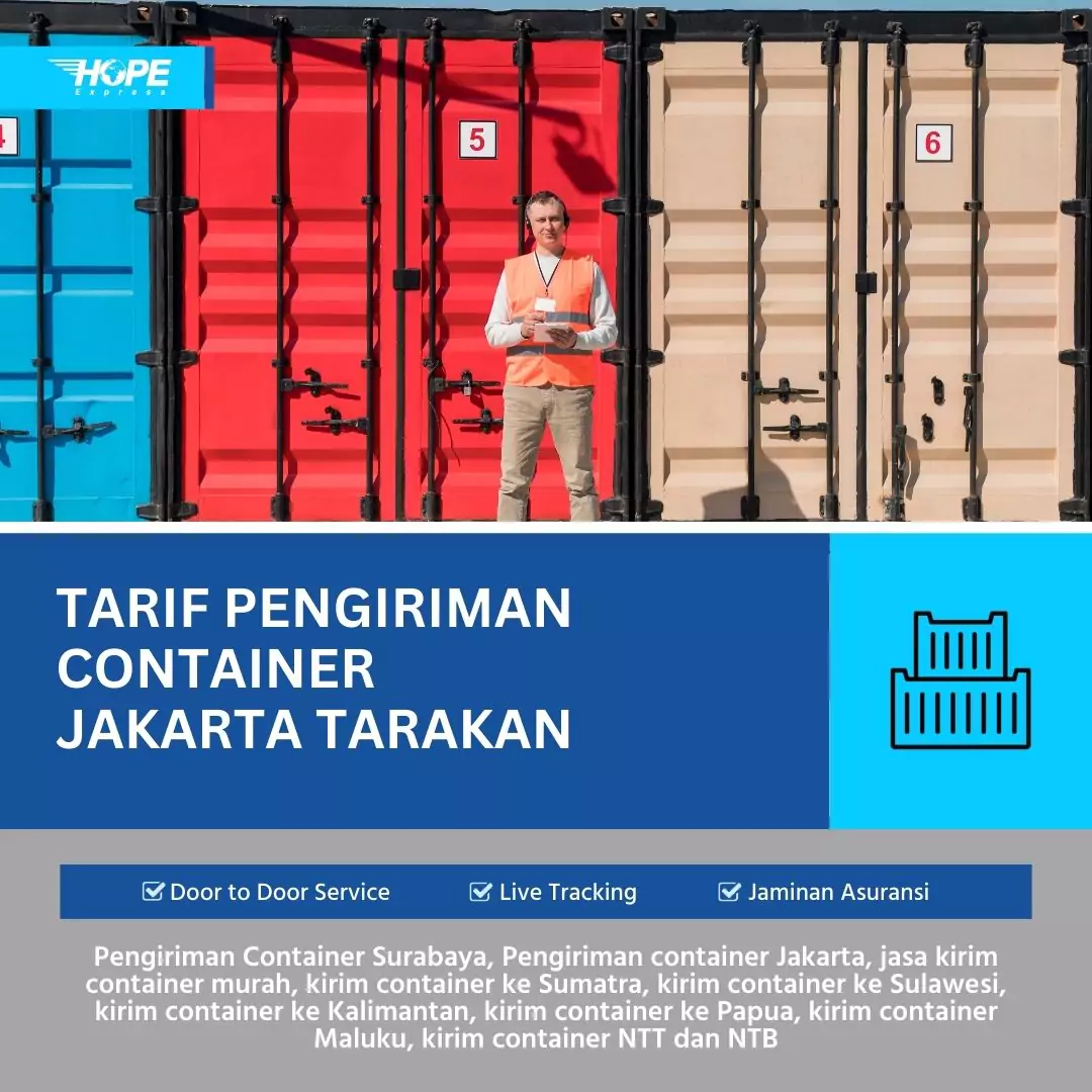 Tarif Pengiriman Container Jakarta Tarakan