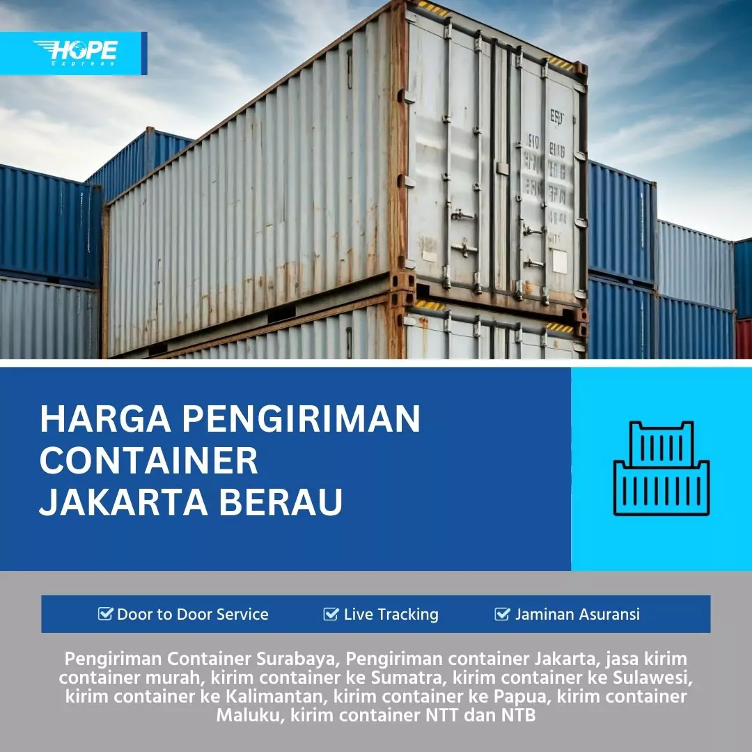 Harga Pengiriman Container Jakarta Berau