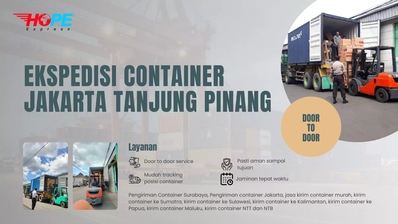 Ekspedisi Container Jakarta Tanjung Pinang