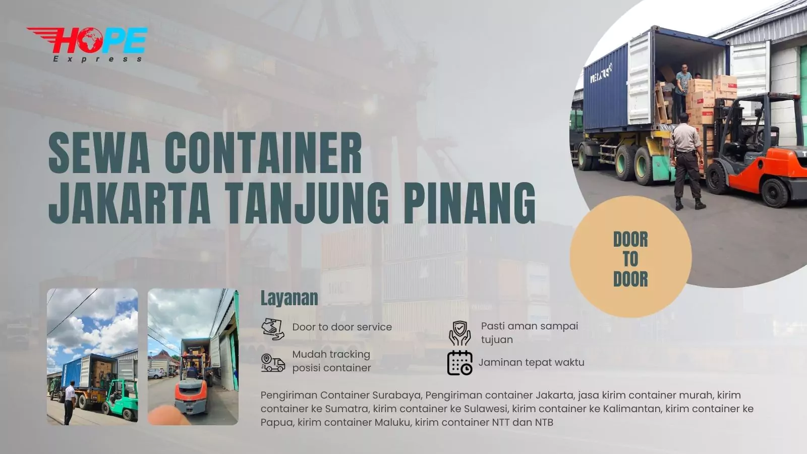 Sewa Container Jakarta Tanjung Pinang