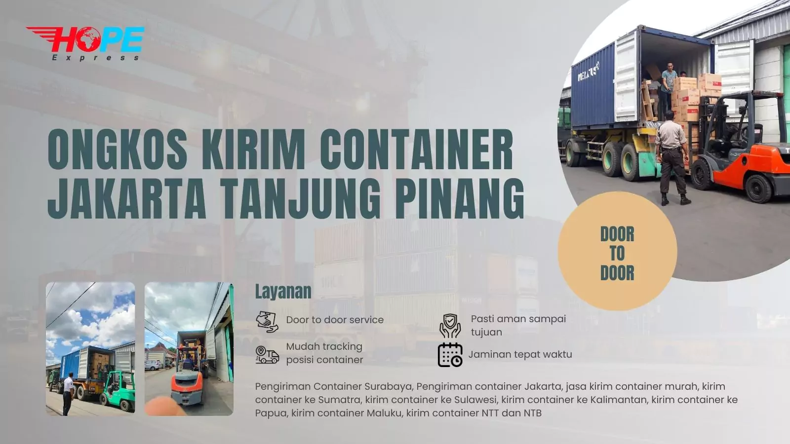 Ongkos Kirim Container Jakarta Tanjung Pinang