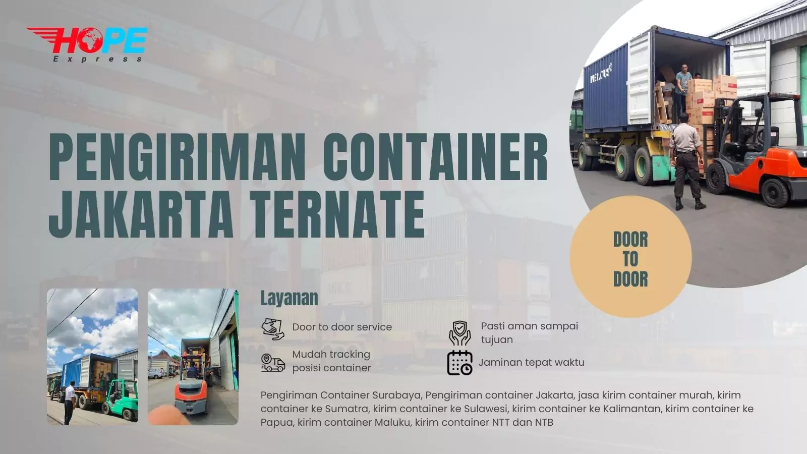 Pengiriman Container Jakarta Ternate