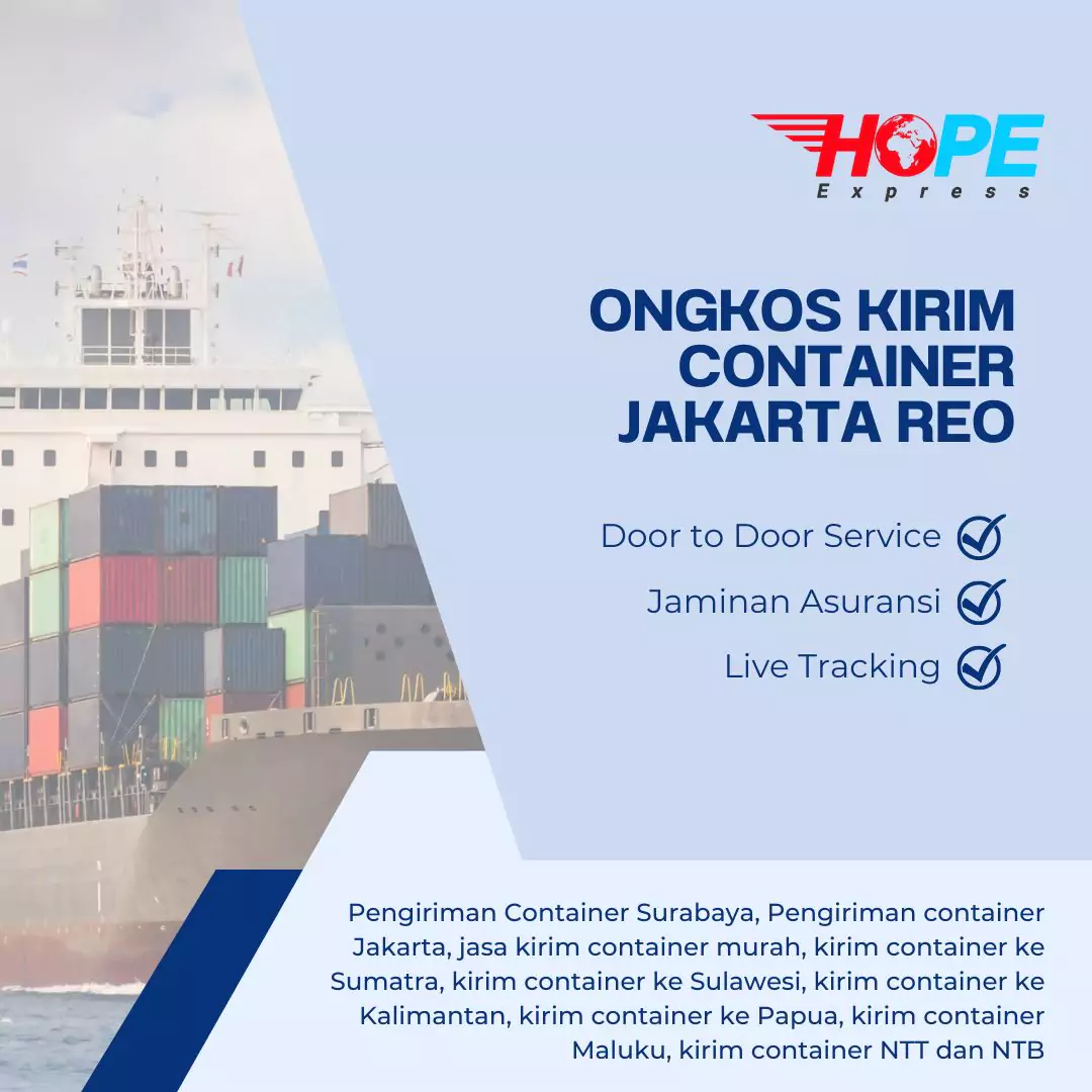 Ongkos Kirim Container Jakarta Reo