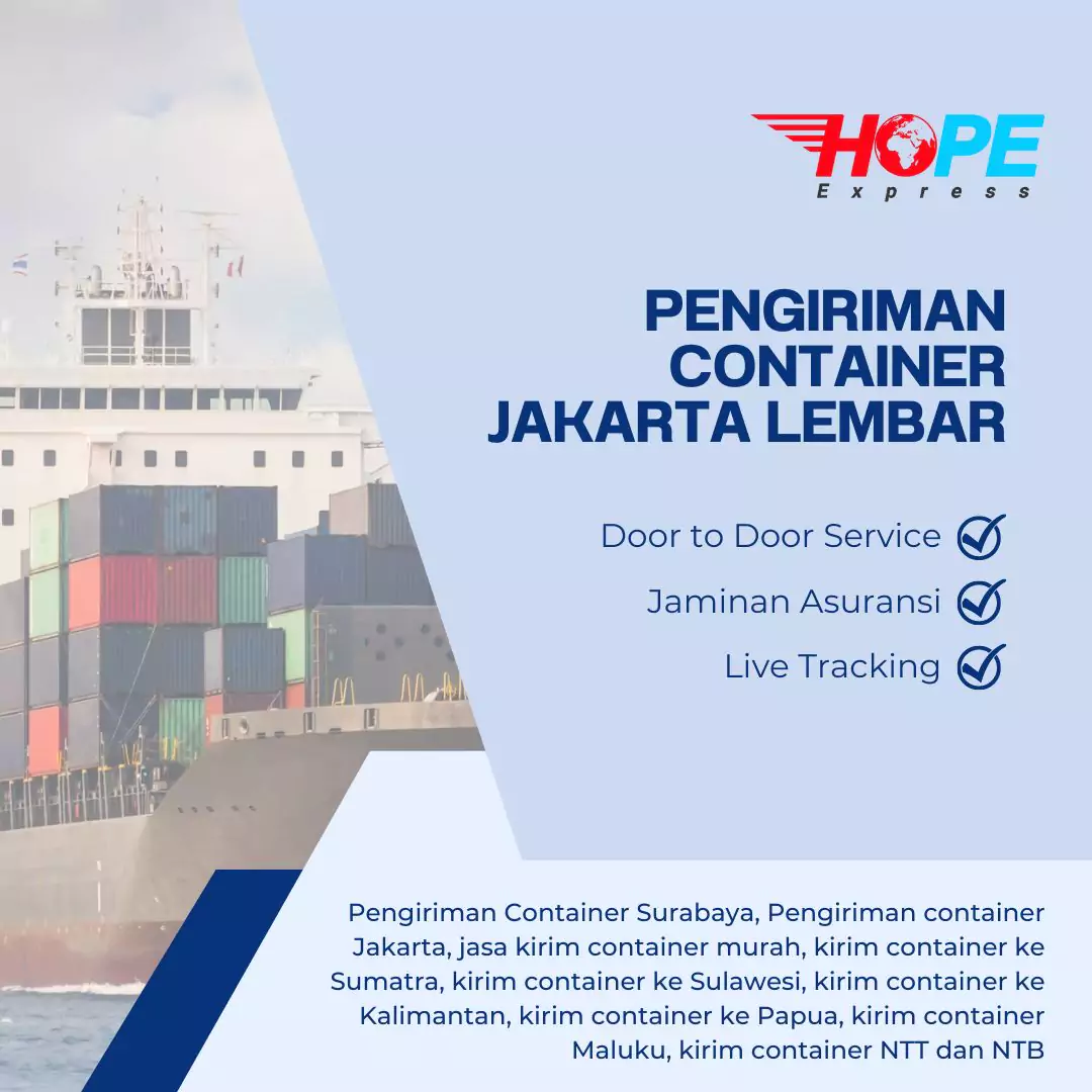 Pengiriman Container Jakarta Lembar