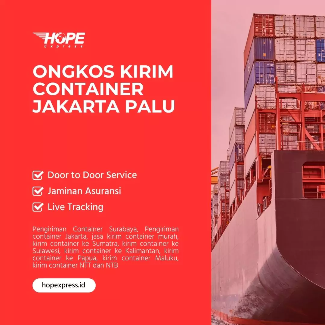 Ongkos Kirim Container Jakarta Palu