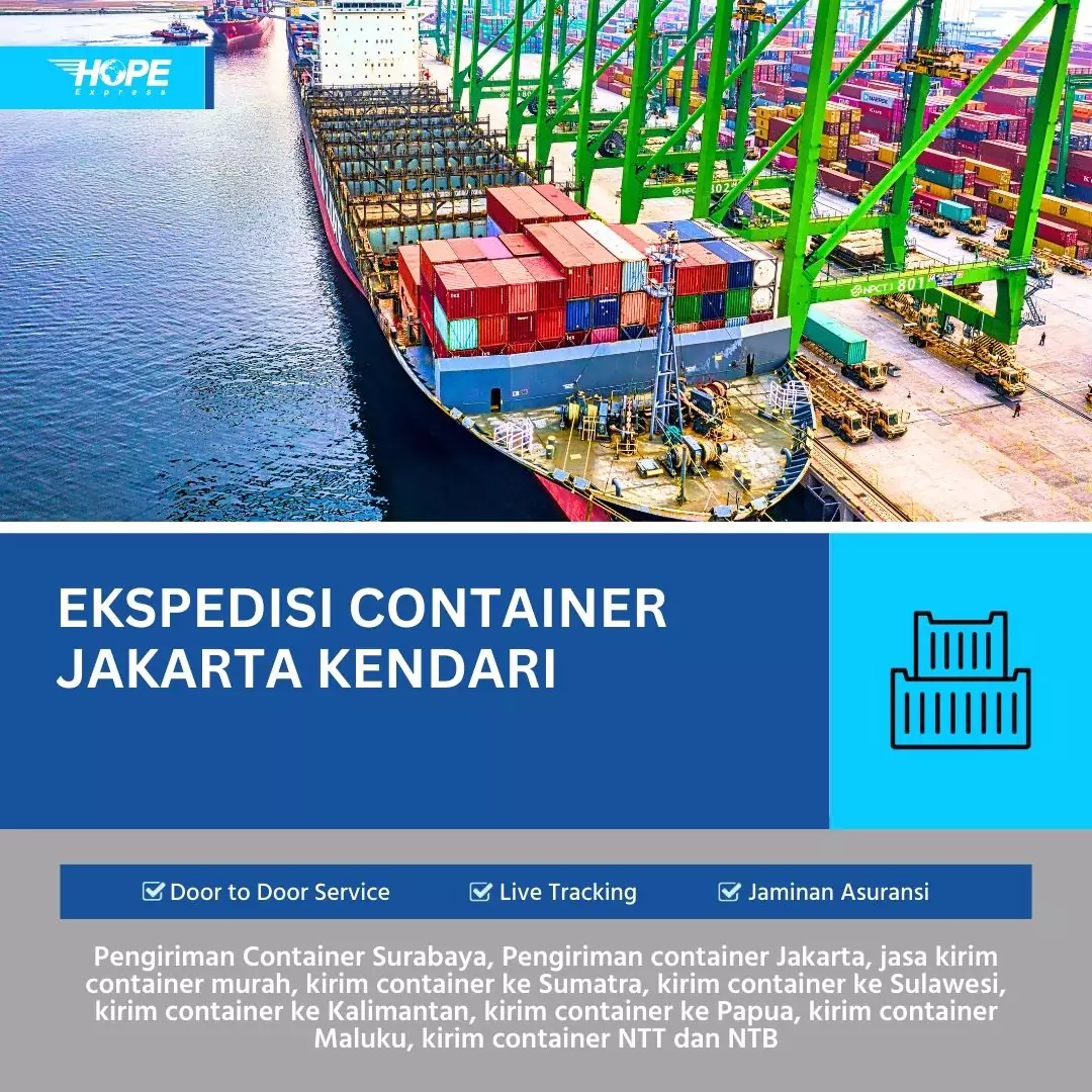 Ekspedisi Container Jakarta Kendari