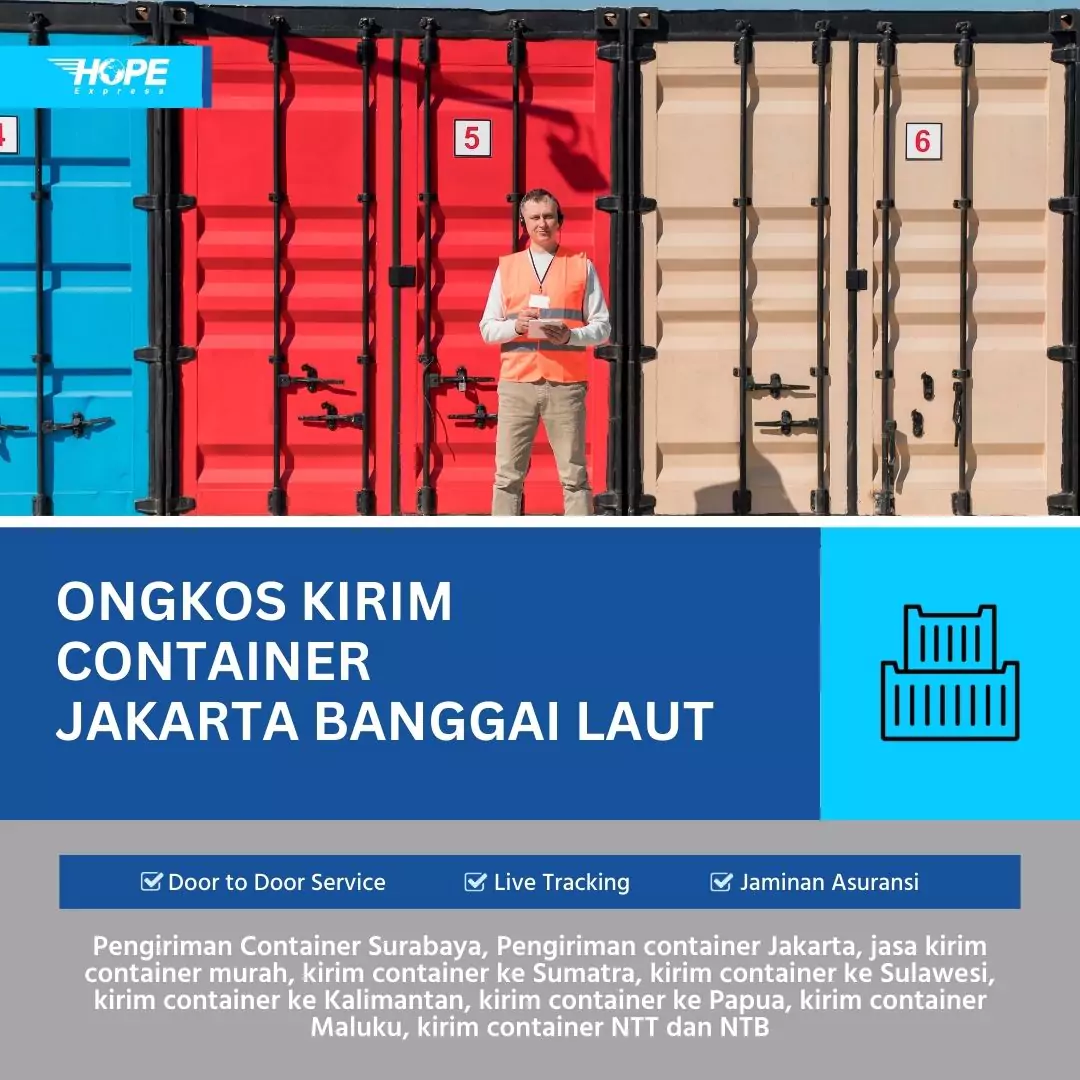 Ongkos Kirim Container Jakarta Banggai Laut