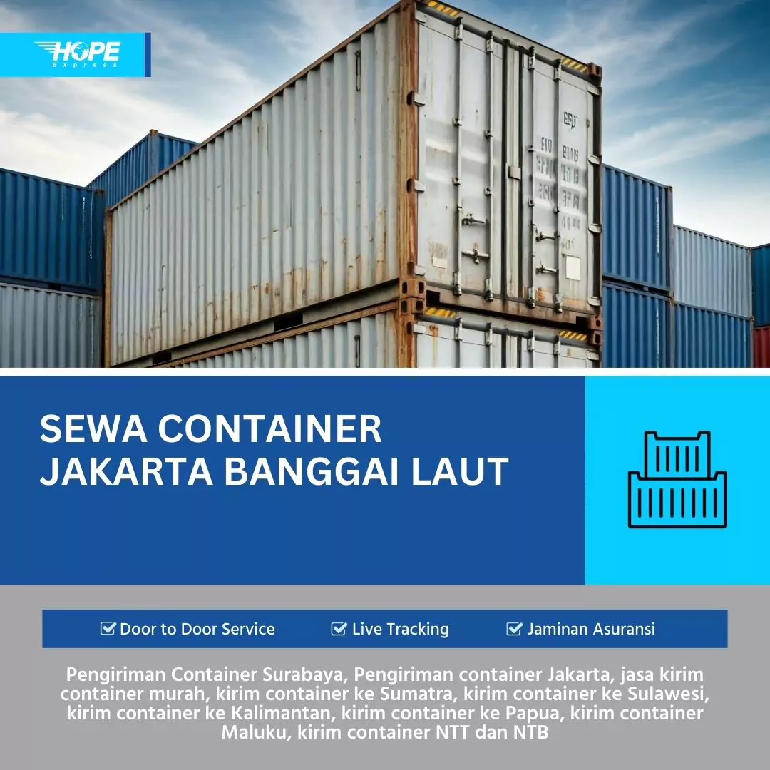 Sewa Container Jakarta Banggai Laut