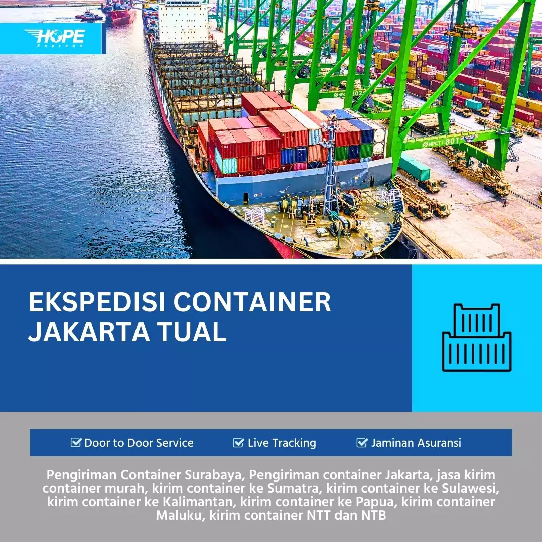 Ekspedisi Container Jakarta Tual