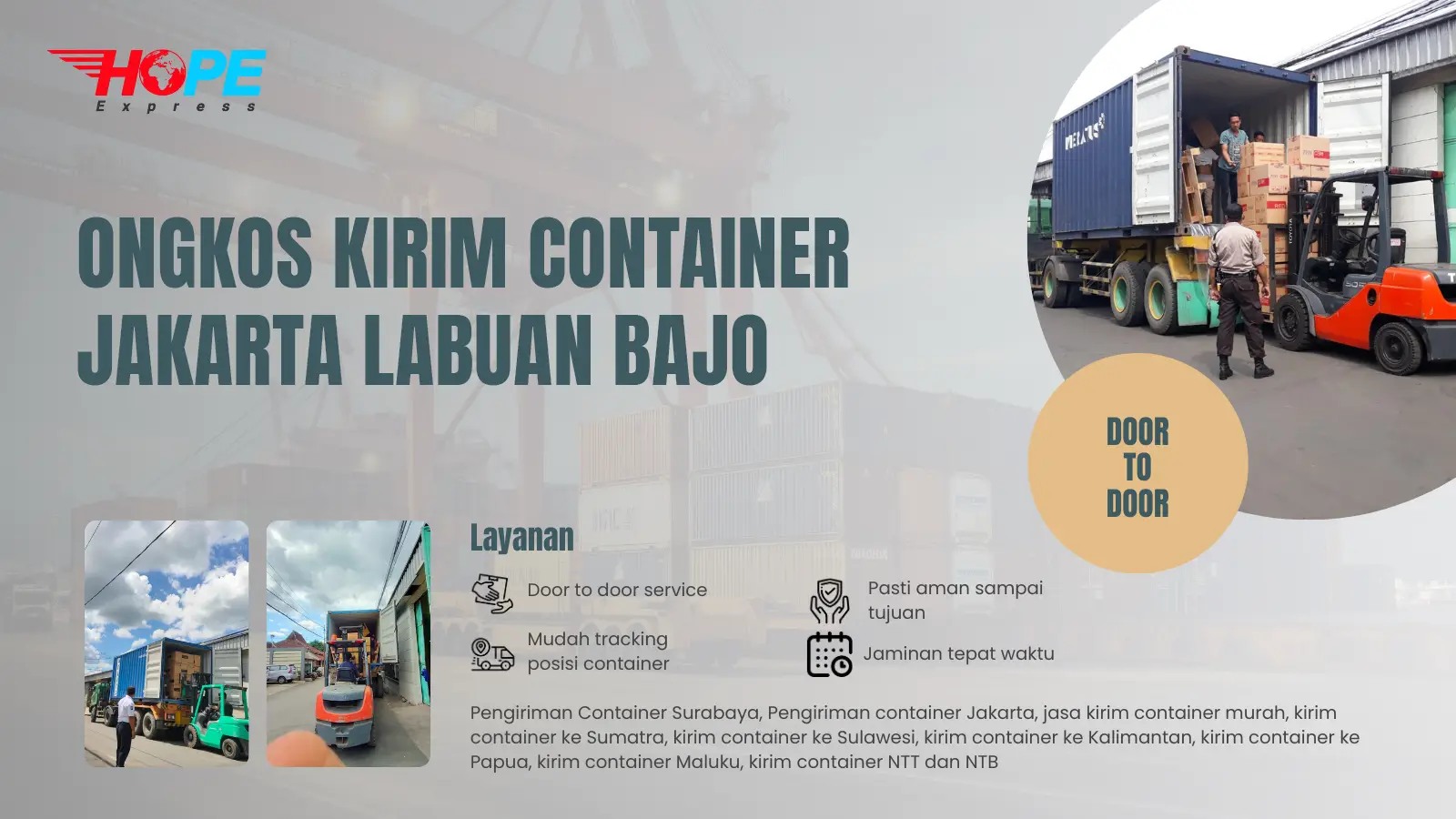 Ongkos Kirim Container Jakarta Labuan Bajo