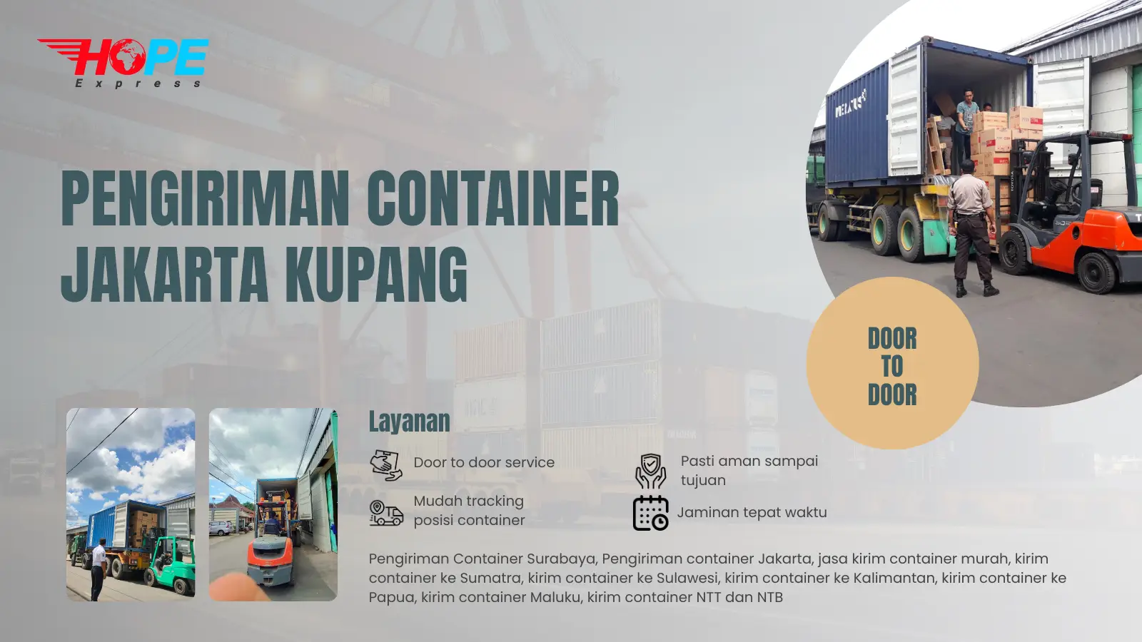 Pengiriman Container Jakarta Kupang