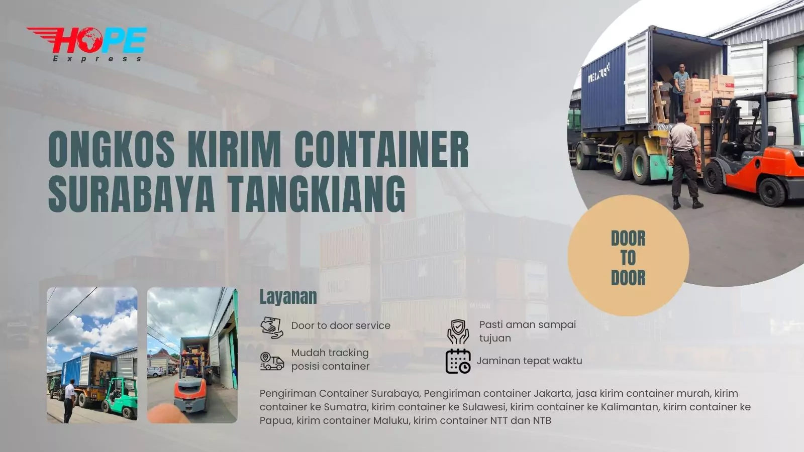 Ongkos Kirim Container Surabaya Tangkiang